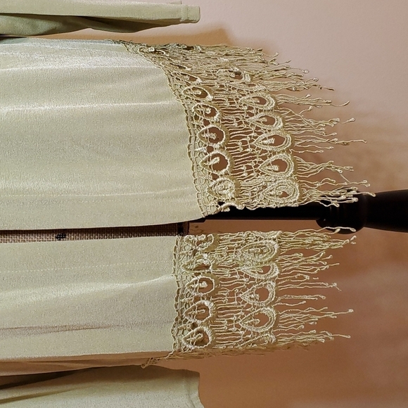 Matana pastel green open front cardigan sz Large - Picture 3 of 7